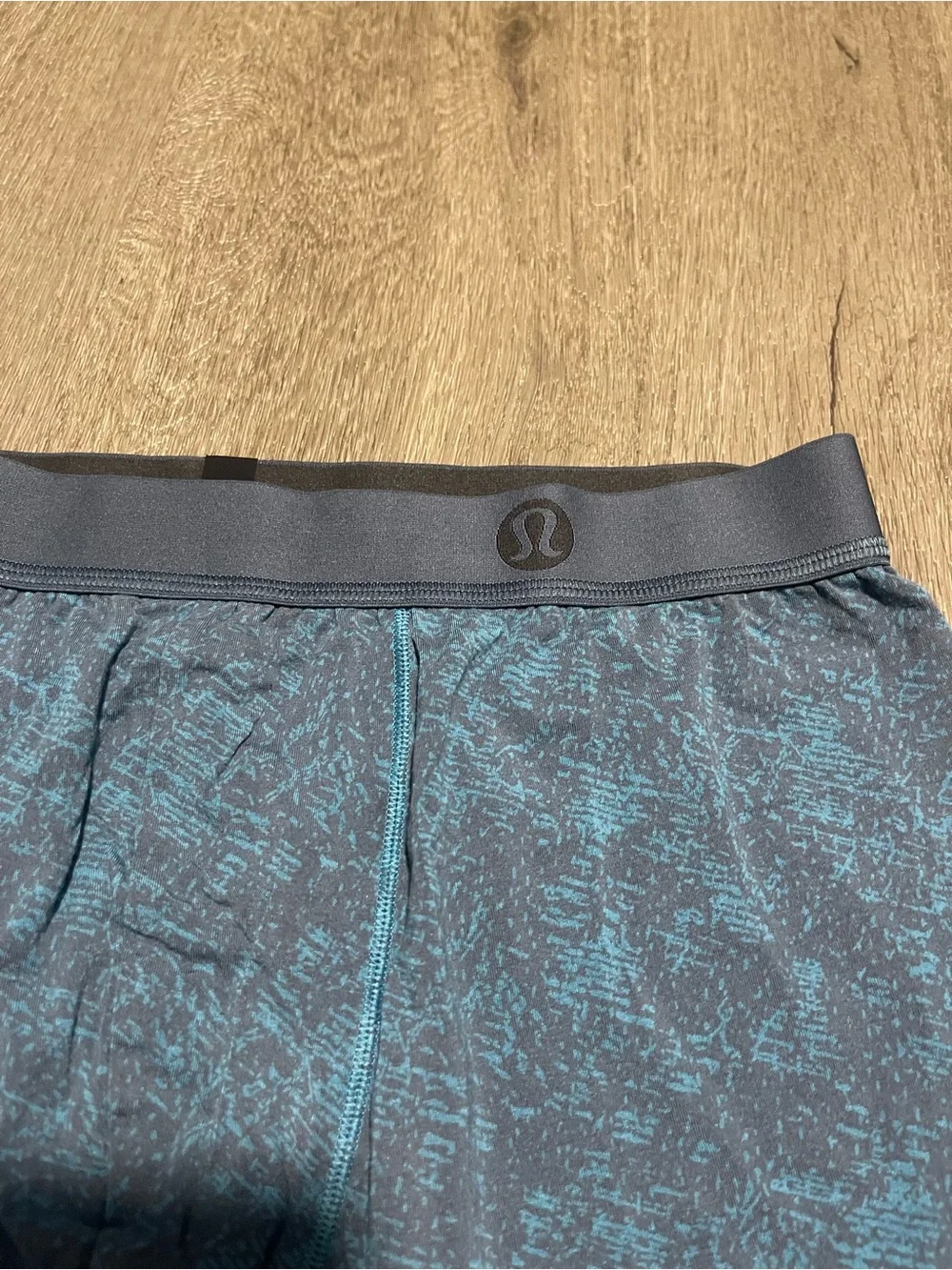 lululemon athletica Teal Patterned Men’s Boxer Briefs
